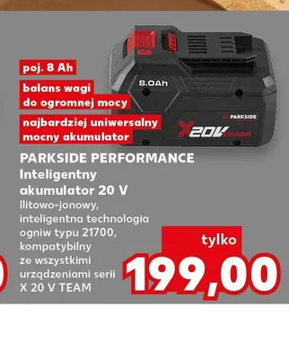 Inteligentny akumulator Parkside Performance promocja w Kaufland