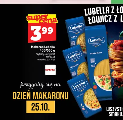 Makaron pióra penne rigate Lubella promocja w TOPAZ