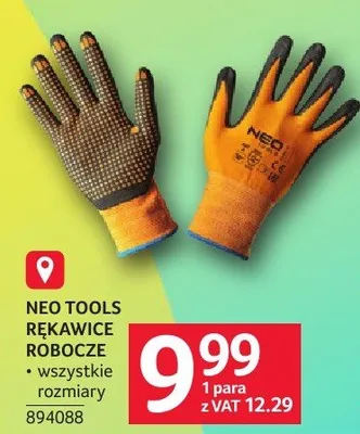 Rękawice robocze Neo Tools wszystkie rozmiary promocja w Selgros