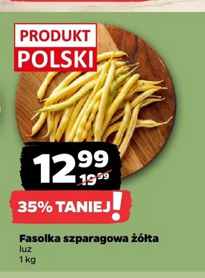 Fasolka szparagowa żółta promocja w Netto