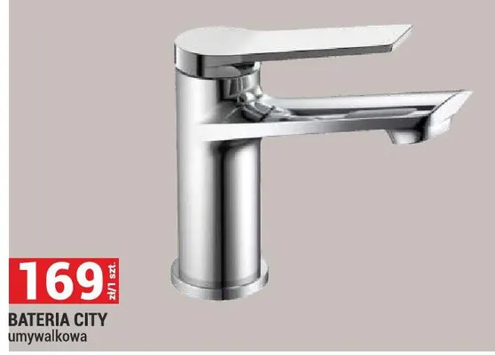 Bateria City umywalkowa promocja w Merkury Market