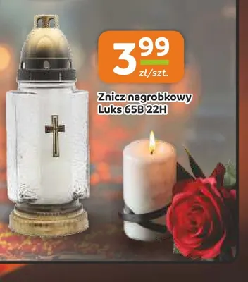 Znicz nagrobkowy Luks 65B 22H promocja w Społem Częstochowa