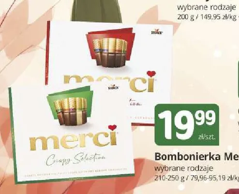 Bombonierka Merci Crispy Selection promocja w Marketvita