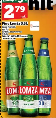 Piwo Łomża 0.5l promocja w TOPAZ