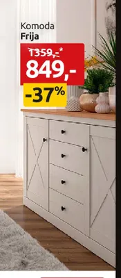 Komoda Frija promocja w Black Red White