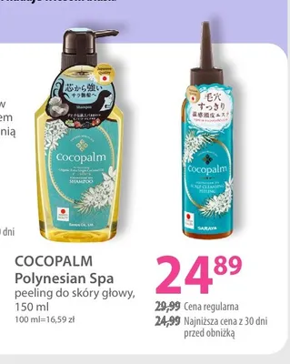 Polynesian Spa peeling do skóry głowy Cocopalm promocja w Hebe