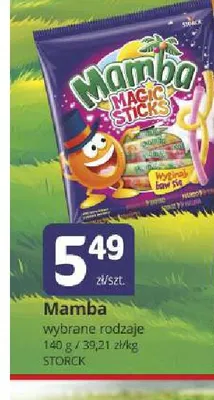 Guma rozpuszczalna Mamba Magic Sticks promocja w Marketvita