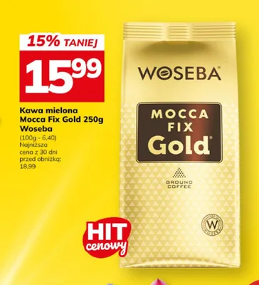 Kawa rozpuszczalna Mocca Fix Gold promocja w Hitpol