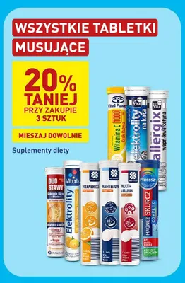 Tabletki musujące Dr. Vita Multi-Vitamin promocja w Aldi