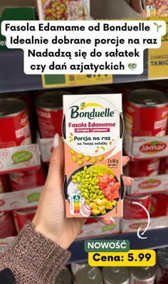 Fasola Edamame  promocja w Kaufland