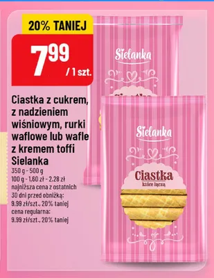Ciastka z cukrem Sielanka promocja w POLOmarket