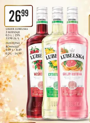 Likier Lubelska Wiśniowa promocja w Dino