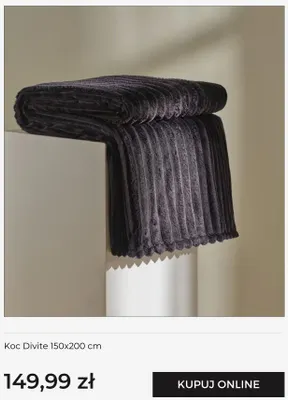 Koc Divite 150x200 cm home & you promocja w home&you