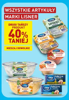 Śledź atlantycki z kurkami Lisner promocja w Aldi