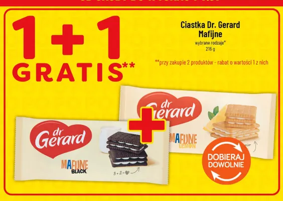 Ciastka Dr. Gerard Mafijne Black promocja w POLOmarket