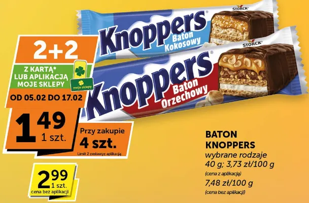 Baton Knoppers Kokosowy promocja w ABC