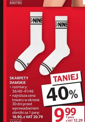 Skarpety damskie promocja w Selgros