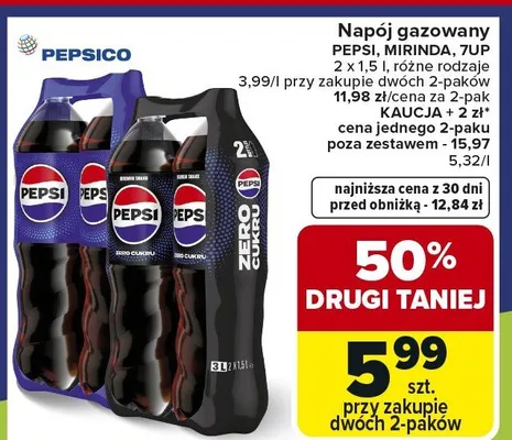 Napój gazowany promocja w Carrefour
