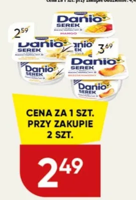 Serek homogenizowany Danio truskawkowy promocja w Chata Polska