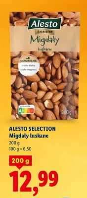 Migdały łuskane promocja w Lidl