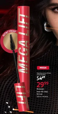 Tusz do rzęs Mega Lift promocja w Rossmann