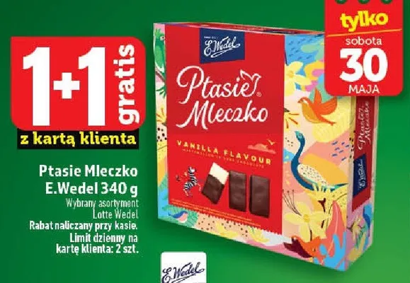 Ptasie Mleczko E.Wedel promocja w TOPAZ