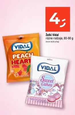 Żelki Vidal różne rodzaje promocja w Dealz