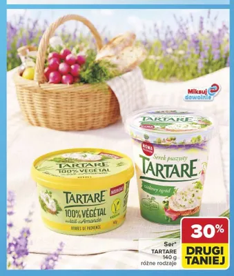 Serek puszysty Tartare Ziołowy ogród promocja w Carrefour
