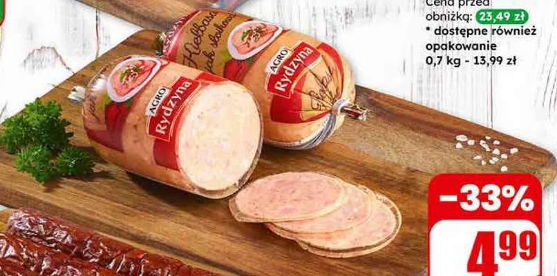 Kiełbasa jak słoikowa promocja w Dino