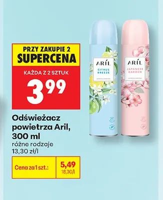 Odświeżacz powietrza Aril promocja w Biedronka