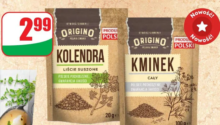 Przyprawa kolendra liście suszone promocja w Dino