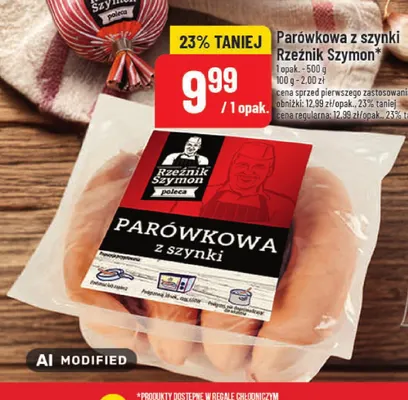 Parówkowa z szynki Rzeźnik Szymon promocja w POLOmarket