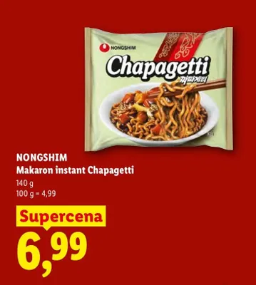 Makaron instant Chapagetti Nongshim promocja w Lidl