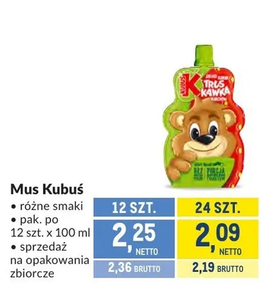 Mus Kubuś promocja w Makro