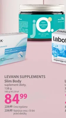 Suplement diety Slim Body promocja w Hebe