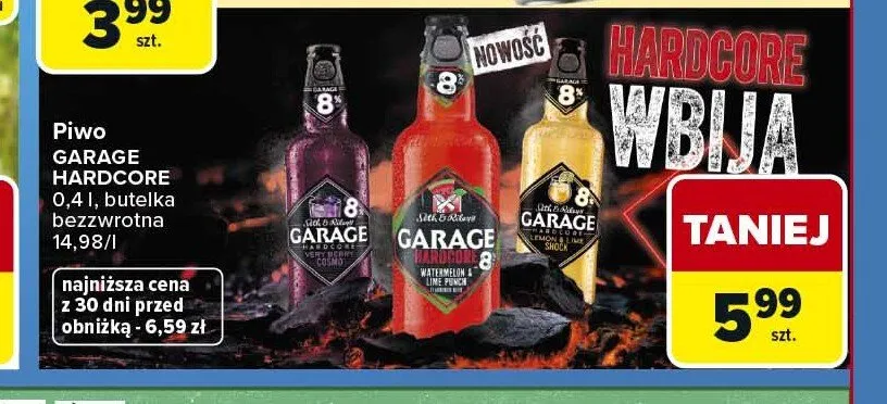 Piwo Garage Hardcore promocja w Carrefour
