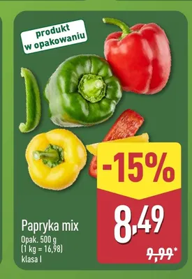 Papryka mix promocja w Aldi