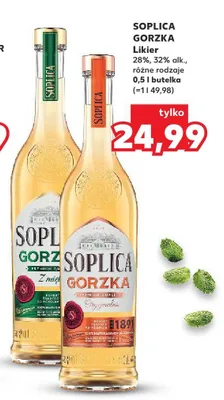 Likier Soplica Gorzka, różne rodzaje promocja w Kaufland