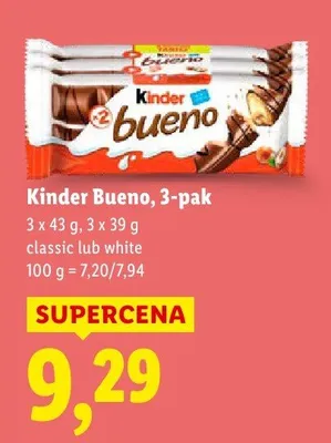 Batony white 3-pak promocja w Lidl