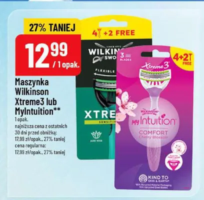 Maszynka do golenia Wilkinson MyIntuition 6-pak promocja w POLOmarket