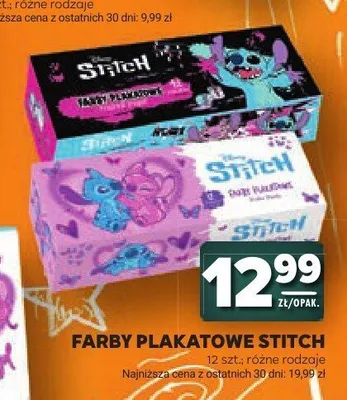 Farby plakatowe Stitch promocja w Stokrotka