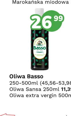 Oliwa extra vergin Basso promocja w Limonka