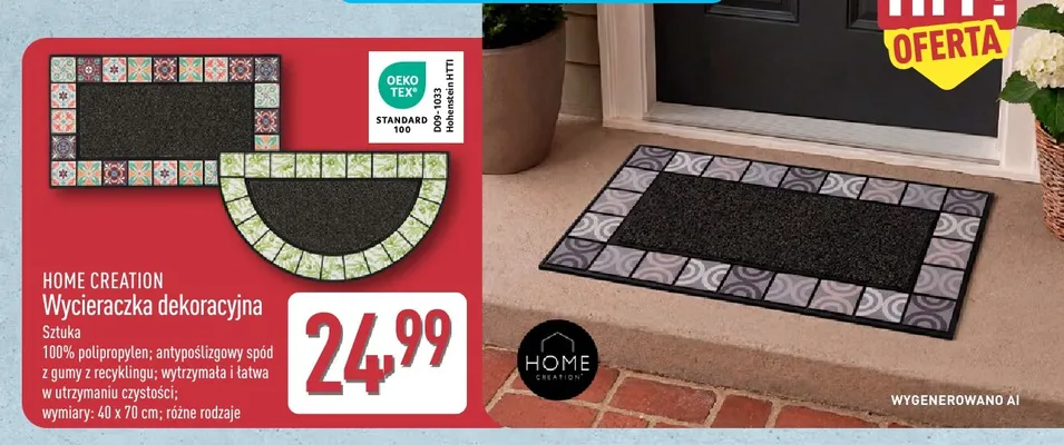 Wycieraczka dekoracyjna Home Creation promocja w Aldi