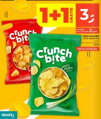 Chipsy Crunch Bite promocja w Dealz