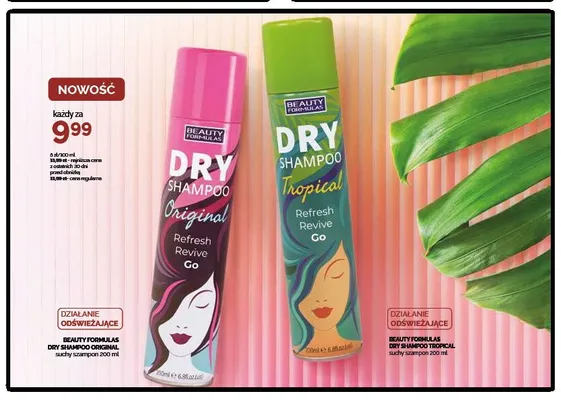 Suchy szampon Beauty Formulas Original promocja w Ziko Dermo
