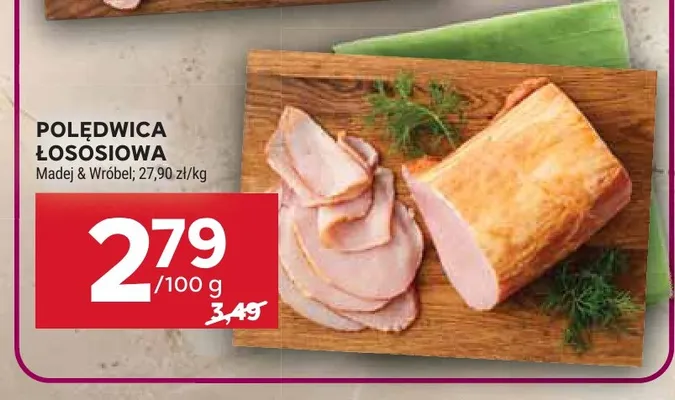 Polędwica łososiowa Madej & Wróbel promocja w Stokrotka