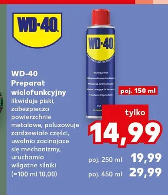 Preparat wielofunkcyjny WD-40 promocja w Kaufland