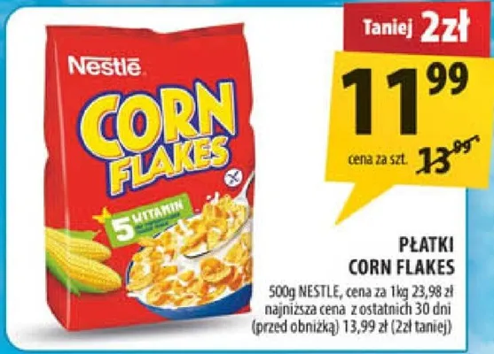 Płatki Nestlé Corn Flakes promocja w Arhelan