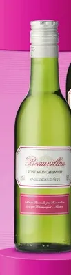Wino różowe Beauvillon Rose Medium Sweet promocja w Żabka