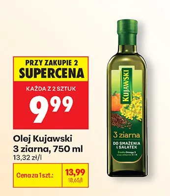 Olej 3 ziarna promocja w Biedronka